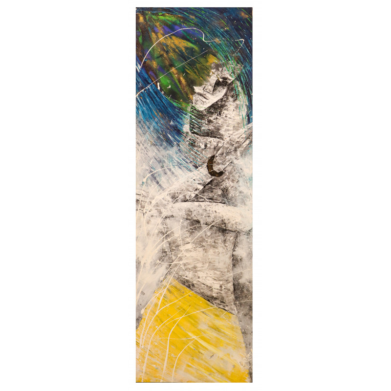 Contamporary Morden Krishna Ji Painting (18x58 Inch)