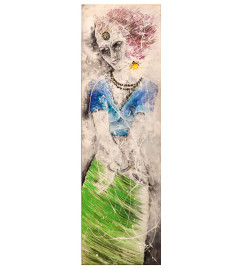 Contamporary Morden Radha Ji Painting (18x58 Inch)