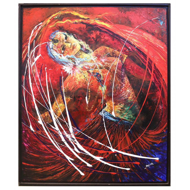 Contamporary Morden Radha Ji Painting (50x59 Inch)