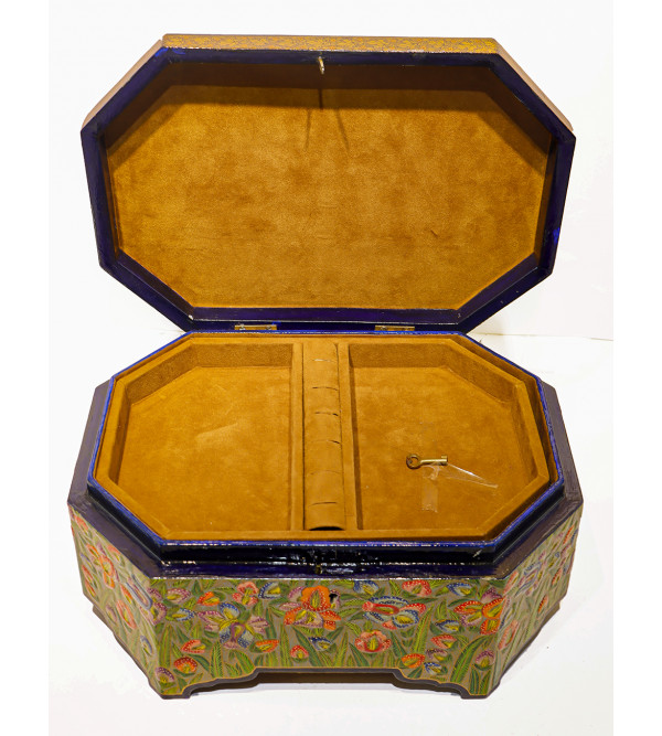 Papier Mache Hand-Crafted Jewelry Box Assorted designs ( Note:- Packing & Shipping Charges will be Extra as per actual.)