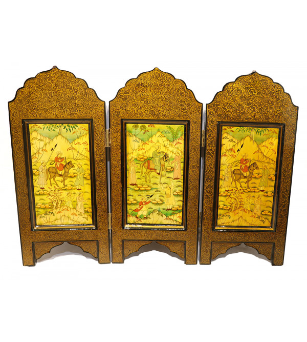 Papier Mache Hand-Crafted Table Screen Assorted designs 