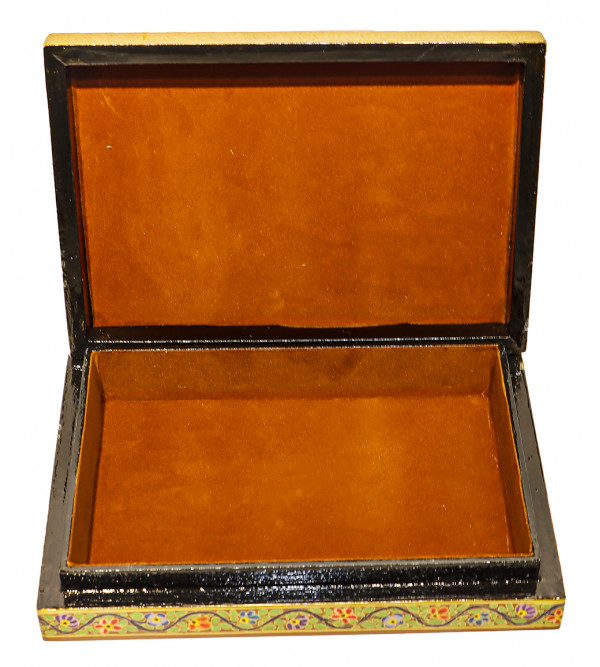 Papier Mache Hand-Crafted Jewelry Box Assorted designs ( Note:- Packing & Shipping Charges will be Extra as per actual.)