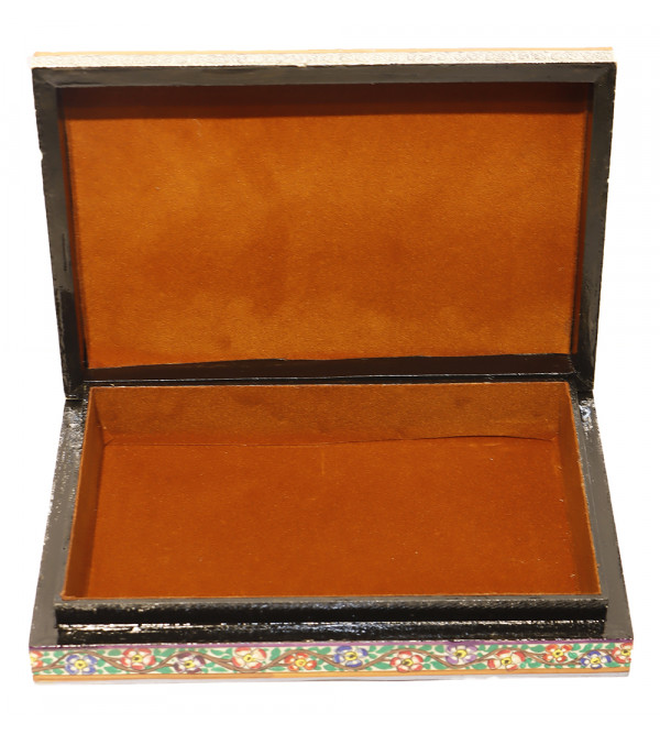 Papier Mache Hand-Crafted Jewelry Box Assorted designs ( Note:- Packing & Shipping Charges will be Extra as per actual.)