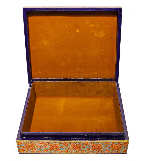 Papier Mache Hand-Crafted Jewelry Box Assorted designs ( Note:- Packing & Shipping Charges will be Extra as per actual.)