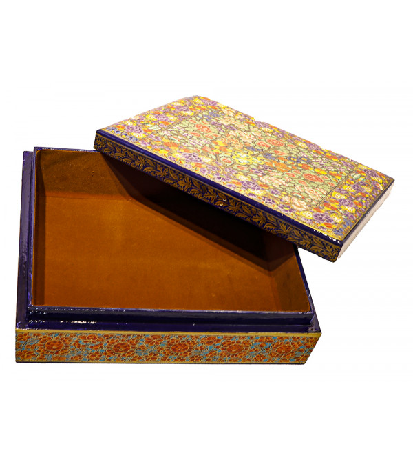 Papier Mache Hand-Crafted Jewelry Box Assorted designs ( Note:- Packing & Shipping Charges will be Extra as per actual.)