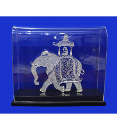 Silver Filigree Ambari  With Acrylic Frame (  92.5 Sterling Silver )