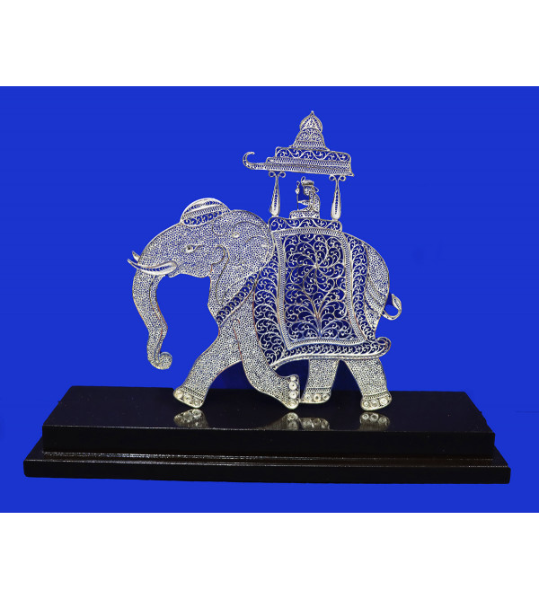 Silver Filigree Ambari  With Acrylic Frame (  92.5 Sterling Silver )
