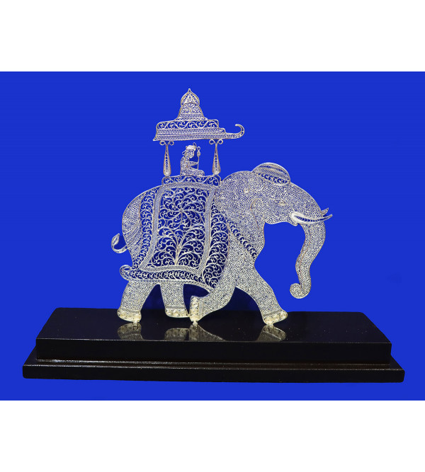 Silver Filigree Ambari  With Acrylic Frame (  92.5 Sterling Silver )