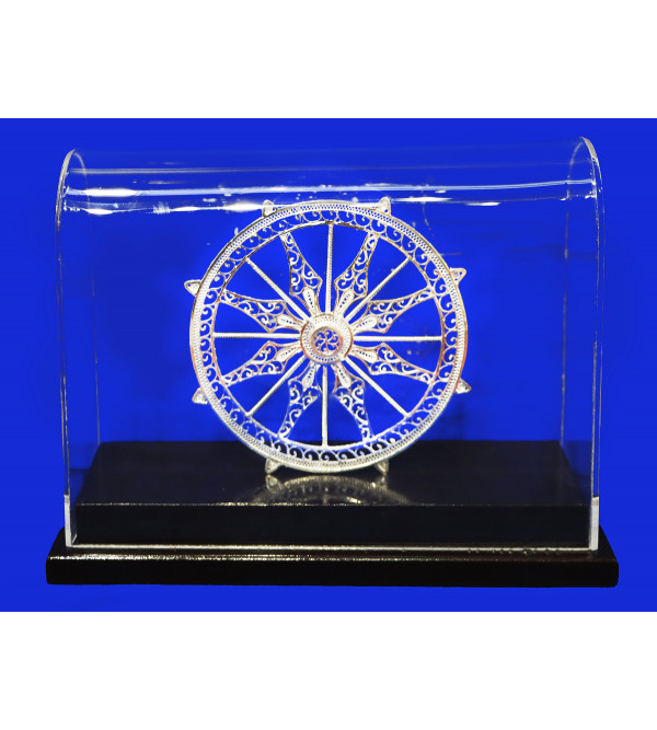 Silver Filigree Konarq Wheel With Acrylic Frame (  92.5 Sterling Silver )
