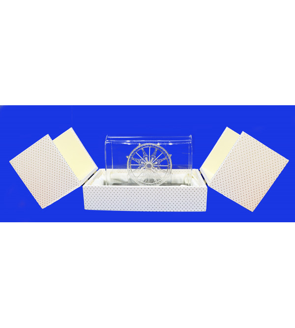 Silver Filigree Konarq Wheel With Acrylic Frame (  92.5 Sterling Silver )