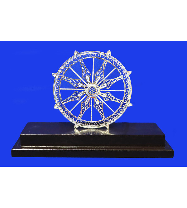 Silver Filigree Konarq Wheel With Acrylic Frame (  92.5 Sterling Silver )