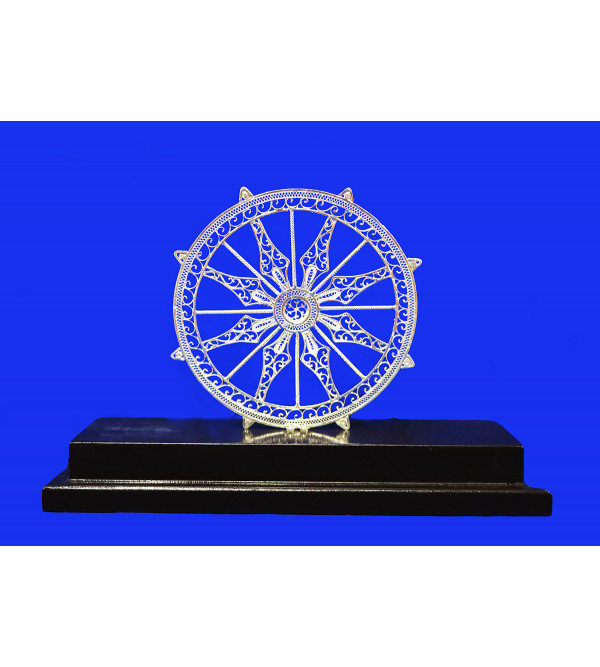 Silver Filigree Konarq Wheel With Acrylic Frame (  92.5 Sterling Silver )