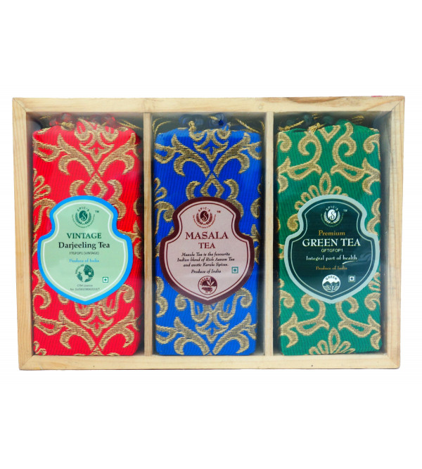 Green Tea, Darjeeling Tea & Masala Chai – Premium Pack (3 in 1)