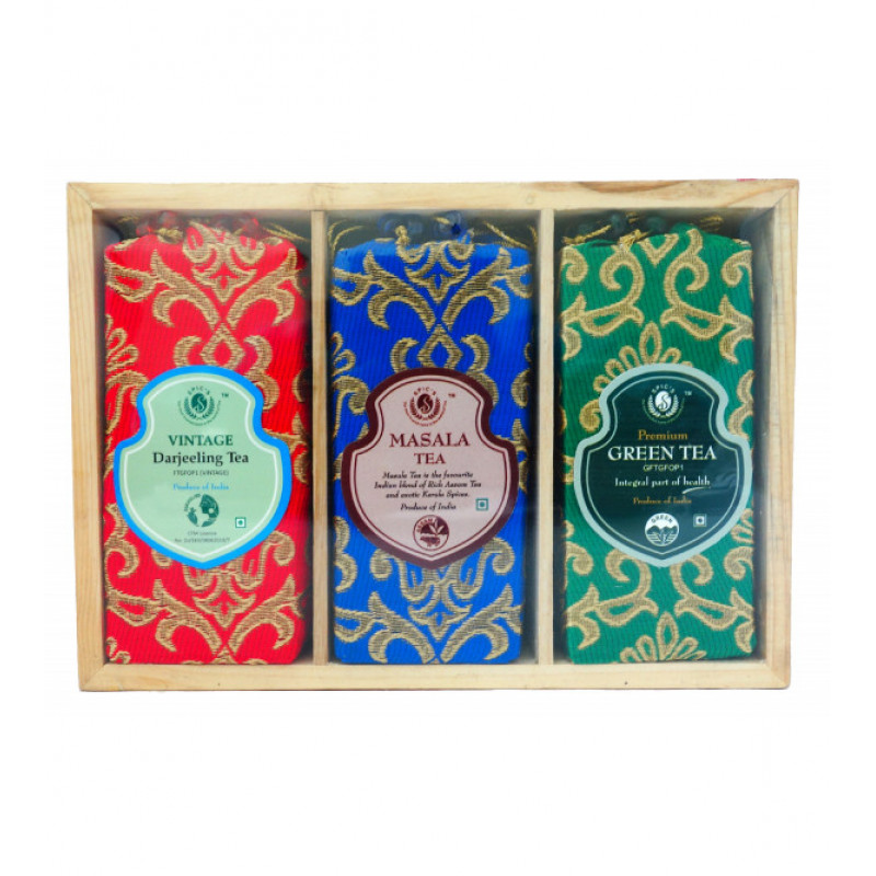 Green Tea, Darjeeling Tea & Masala Chai – Premium Pack (3 in 1)