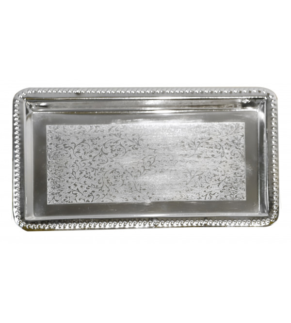 Silver Plated Serving Tray 5 Pieces Set
