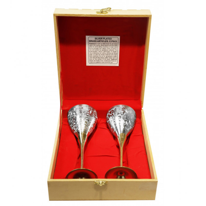 Silver Plated Goblet 2 Pieces Set