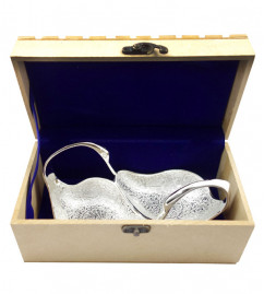 Silver Plated Double Duck with Spoon Silver Plated Double Duck with Spoon