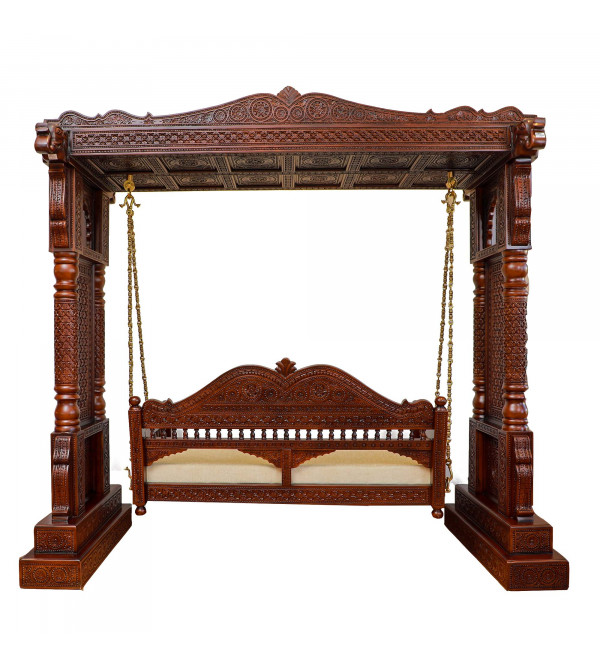 Jhoola With Carving Work In Sheesham Wood ( Note:- Packing & Shipping Charges will be Extra as per actual.)