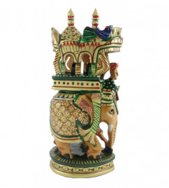 Ambabari With Gold Painted In Kadamwood