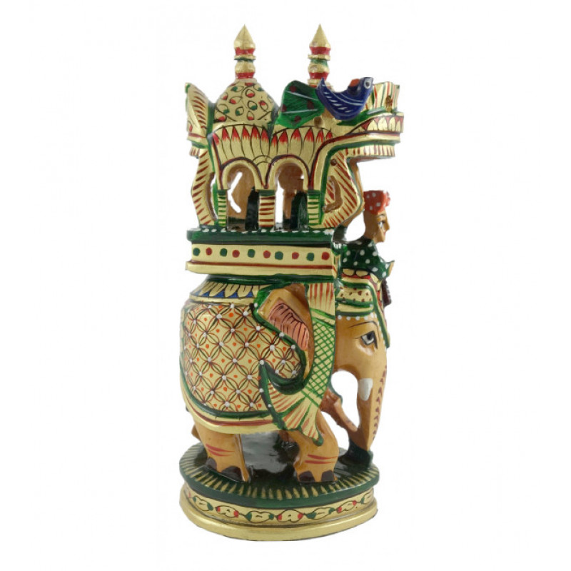 Ambabari With Gold Painted In Kadamwood