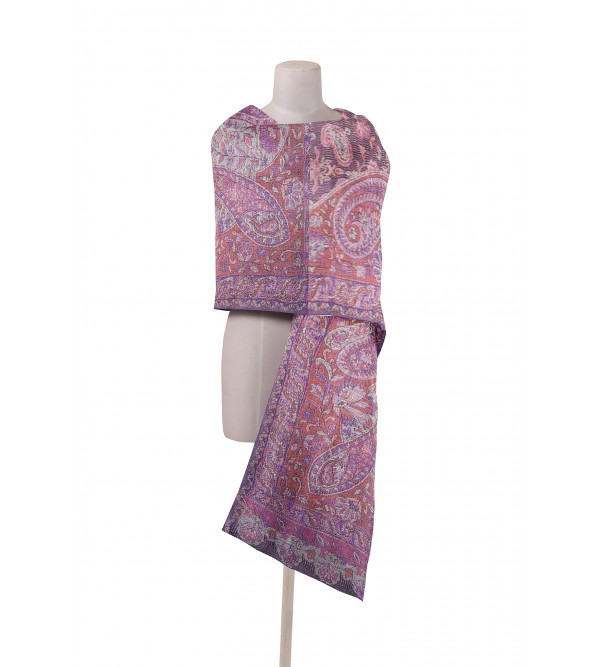  Pure Pashmina Kani Stole