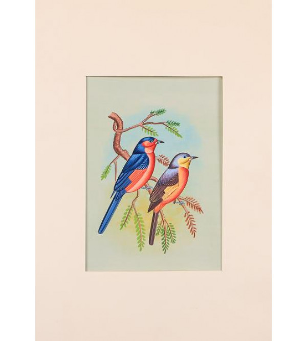  Birds Painting (Unframed) 10x14 Inch