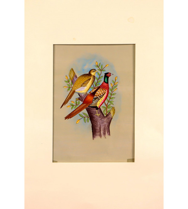  Birds Painting (Unframed) 10x14 Inch
