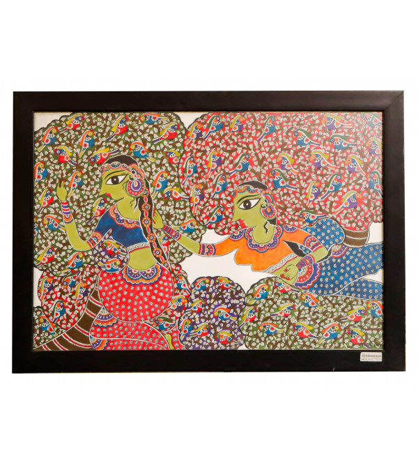 Madhubani Painting  Unframed