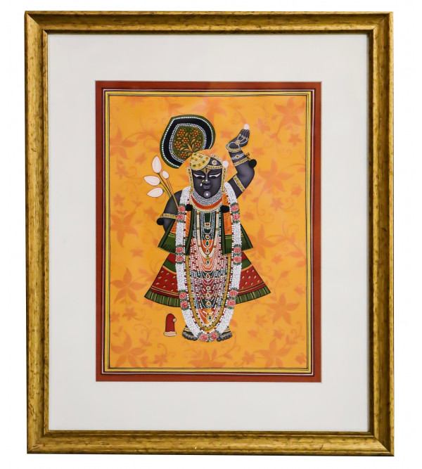 Shreenath Ji Pichwai Hand-Painted Unframed Paintings