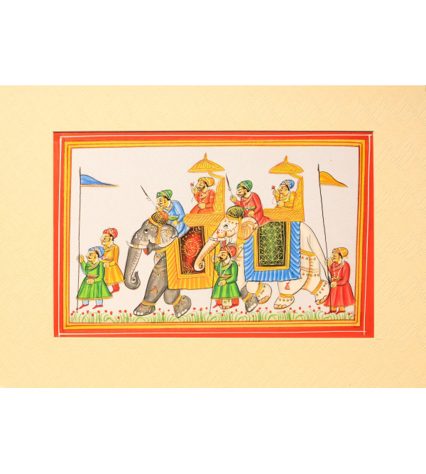  Procession Silk Mounting Small (Unframed) 11.5x8.5 Inch