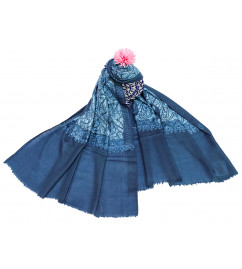 Handmade Stole Ruffle Eri 28X80 Inch