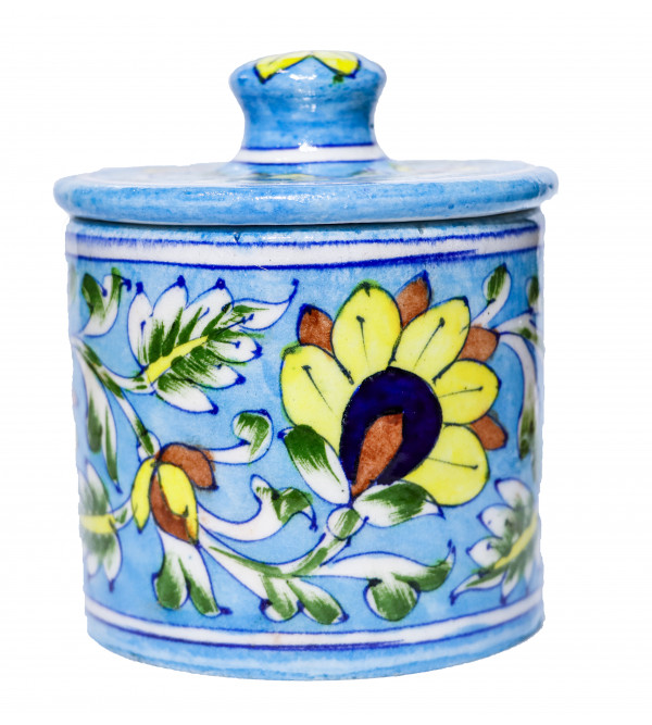 Blue Pottery Jar Box