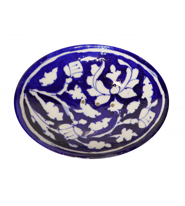 Blue Pottery Soap Dish