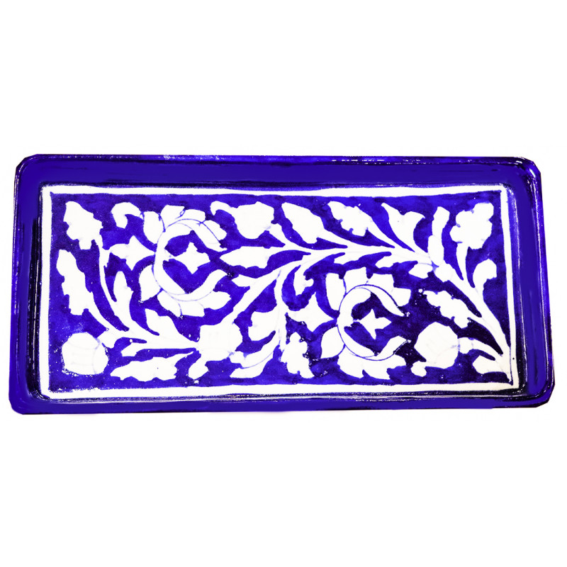 Blue Pottery Tray