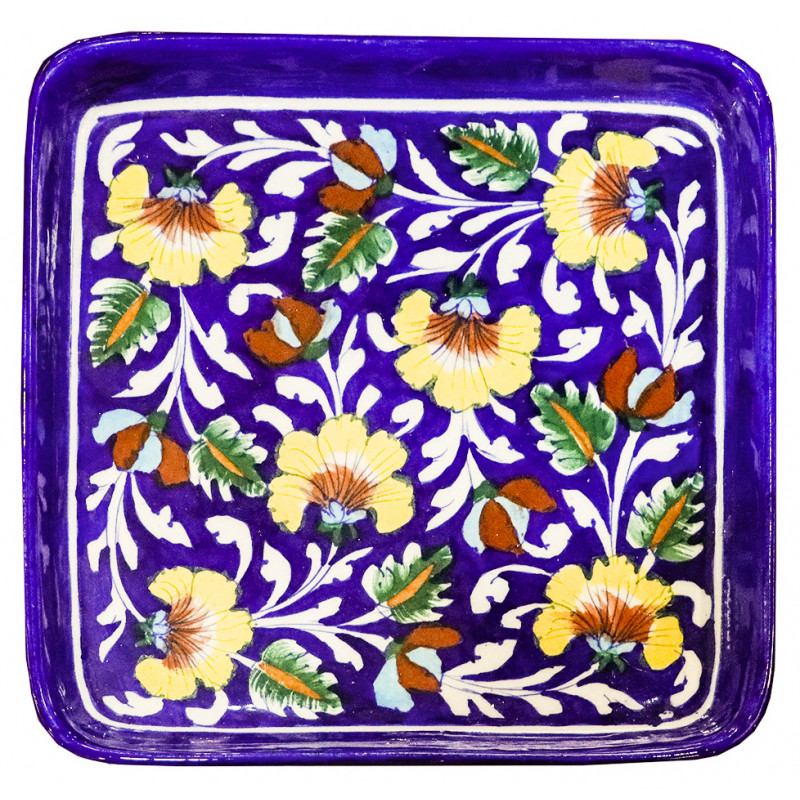 Blue Pottery Tray