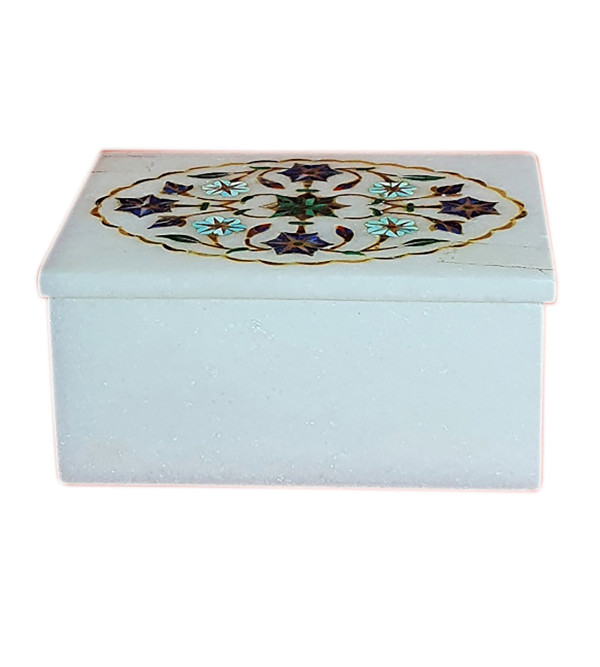 Marble Inlay Rectangular Box Size 3x4 Inch