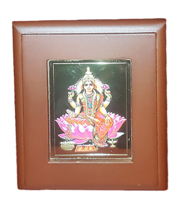 Handicrafts Brass Gold Plated Memento Goddess Lakshmi 2.5x3 Inch 