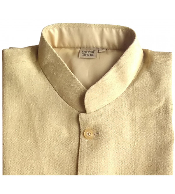 Matka Silk Nehru Jacket size 44 Inch