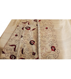 Tussar Silk Kantha Embroidery 