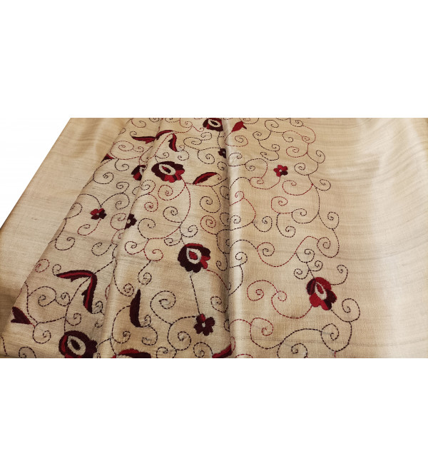 Tussar Silk Kantha Embroidery 
