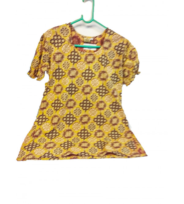 Cotton Printed Girls Top Size 10 to 12 Year