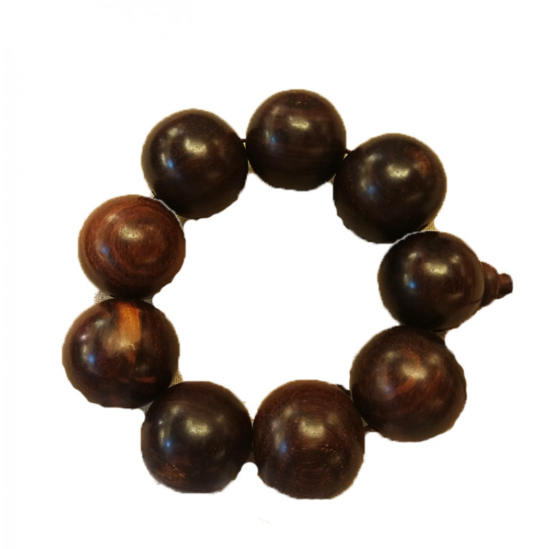 Red Sandalwood Bracelet (17–18 Beads | 12 MM)