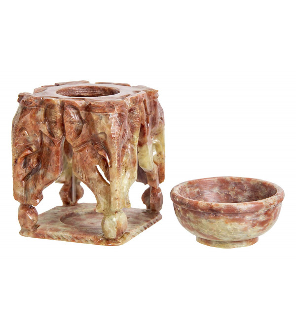 Oil burner stand stone