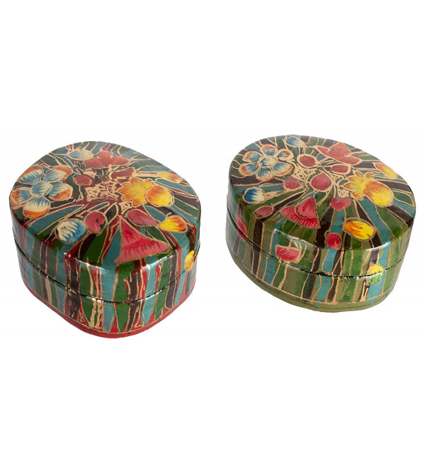 Ring Box Round Shape Paper Machie