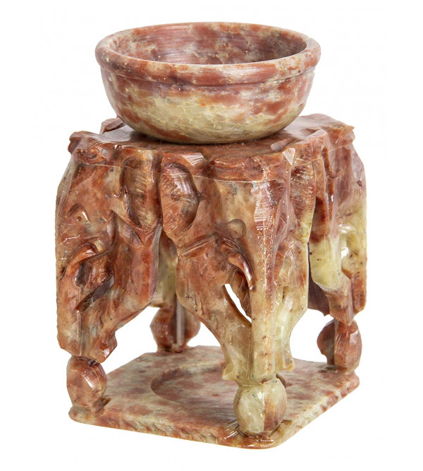 Oil burner stand stone