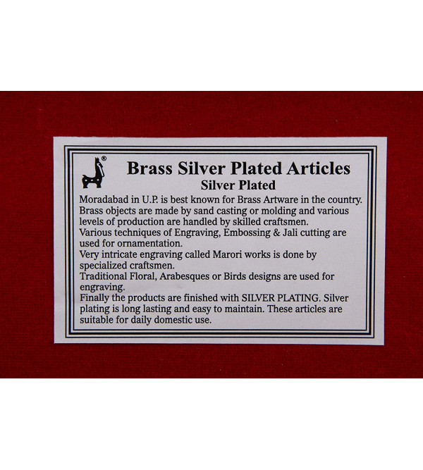 PUDDING BRASS SILVER PLATED