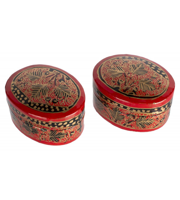 Ring Box Round Shape Paper Machie