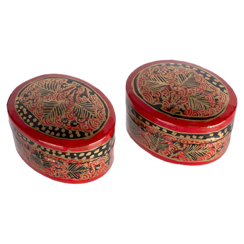 Ring Box Round Shape Paper Machie