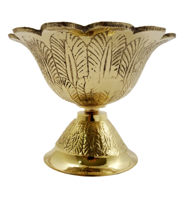 Handicraft Brass Devdas Diya 4 Inch 