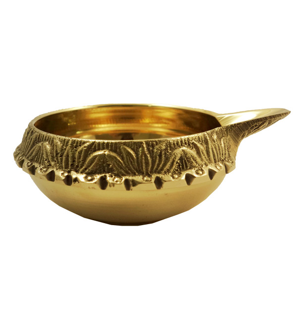 Handicraft Brass Kuber Diya 3.5 Inch 
